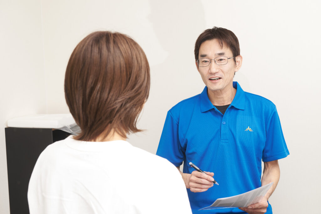 やました整体院施術の流れ問診